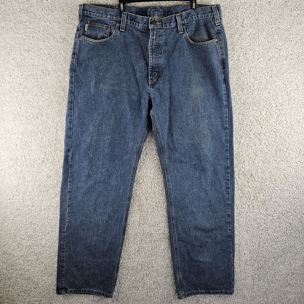 Carhartt B480 DPS Traditional Fit Jeans Men 42x32 Blue Denim Gorpcore Workwear